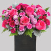 Everything&#039;s rosy with the Radiantly Rosy Arrangement! Make their day rosy with