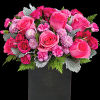 Everything&#039;s rosy with the Radiantly Rosy Arrangement! Make their day rosy with