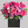 Everything&#039;s rosy with the Radiantly Rosy Arrangement! Make their day rosy with