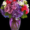 She&#039;ll wax poetic over this posh purple presentation! A unique mix of
