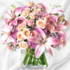 Peach, pink and lavender blooms are a sweet and innocent way to