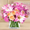 Peach, pink and lavender blooms are a sweet and innocent way to