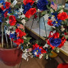 We have a selection of premade cemetery wreaths and crosses for Veteran's