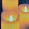 RENTAL ONLY $10.00 per candle in glass

LED battery operated candles 
SIZES AVAILABLE