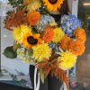 Stunning bouquet full Chrysanthemums, Sunflowers, and other mixed flowers