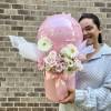 Our unique Flower Box With A Personalized Bubble Balloon
We kindly ask to
