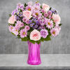 Just like a daydream. Our delightful lavender arrangement is gathered with accents
