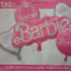 Barbie balloon bouquet with 
1- Large Barbie (Letters) balloon
2- 18in silver mylar