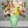 Fresh from the garden, this special refreshing rose arrangement is arranged in