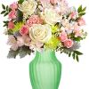 Fresh from the garden, this special refreshing rose arrangement is arranged in