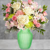 Fresh from the garden, this special refreshing rose arrangement is arranged in