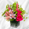 Escape to paradise with this lush and vibrant flower arrangement.  This