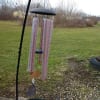 Bereavment windchime emits a deep rich tone with five chimes imprinted Angel&#039;s