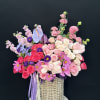 Garden style in a basket 