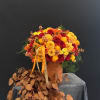Autumn orange box with autumn mood
