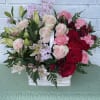 This beautiful basket is created with Lilies, roses and carnations. The size