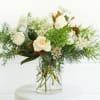 Winter Greens , White and Magnolia