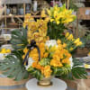 An elegant burst of sunshine with a sensuous yellow