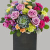 Inspired by stained glass, this marvelous beauty arrangement lends an organic feel