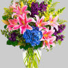Celebrate love and grace with our exquisite arrangement featuring an enchanting mixture