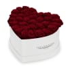 The &quot;heart box collection&quot; consists of unique, real preserved roses handcrafted, soft