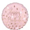 Fill their pink and rose gold-themed celebration with a balloon that sets