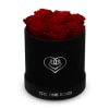 Our Black-Suede Basic Box with The One Eternity Roses comes in a