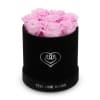 Our Black-Suede Basic Box with The One Eternity Roses comes in a