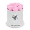Our White-Suede Basic Box with The One Eternity Roses comes in a