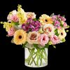 Spring&rsquo;s natural beauty, captured in flowers. Our charming bouquet features a loose