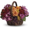 Delightful! Send a basket of fall flowers to brighten your mom&#039;s day