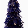Elevate your holiday decor with the Feathered Navy Blue Christmas Tree, a