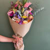 Beautiful summer bouquet filled with tropical flowers that&#039;s will freshen up your