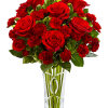 The Sweethearts Arrangement blooms with roses and mini carnations to help you