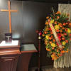 SUNNING AND BEAUTIFUL STANDING FUNERAL SPRAY FOR YOUR LOST ONE