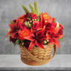 This fall basket is bejeweled in Autumn&#039;s most majestic hues creating an
