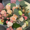 Our pastel arrangement is filled will with mixed fresh flowers to bring