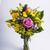 A limited-time collection of a mixed arrangement with fresh blooms design for