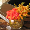 Roses and Orchid Spray Arrangement in Large Bowl from T&#039;sul Custom Floral
