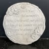 Stone reads, &quot;You left us beautiful memories, your love is still our