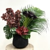 A bold and masculine arrangement that commands attention with its dramatic and