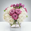 Express your condolences after the loss of a loved one with flowers.