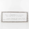 This elegant memorial sign is a heartfelt tribute to cherished loved ones