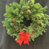 Christmas tradition with a fresh Christmas wreath on your door! Send the