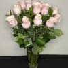 These pink roses are cheerful and fun! Dozen Long Stemmed Pink Roses