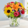 Like a warm embrace, our vibrant bouquet delivers your sentiments to someone