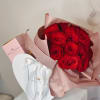 Celebrate in style with 24 stunning red roses, a bottle of Mo&euml;t