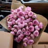 This stunning bouquet of 50 pink peonies is a true celebration of