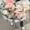 Stunning bouquet full Spray Roses, Orchids and other mixed flowers