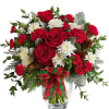 Give the gift of holiday style with this mix of Christmas crimson
